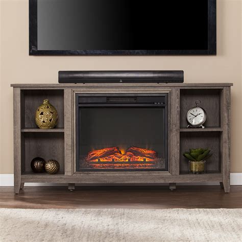 electric fireplace tv stand with 35 inch fire box|tall electric fireplace with storage.